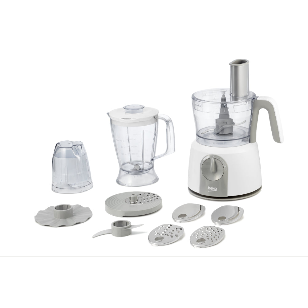 Beko Food Processor 1000 Watt 1.2 Liter White FPP 4402. Beko Food Processor 1000 Watt 1.2 Liter White FPP 4402.